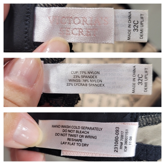 FURLOUGH SALE Victoria's Secret Demi Uplift Biofit Bra - 32C US - Picture 4 of 5